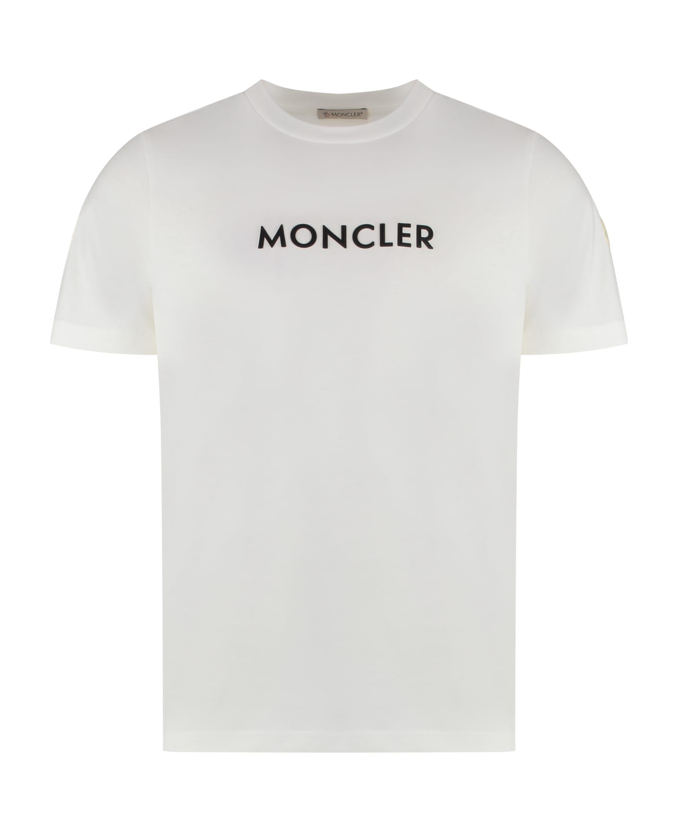 Moncler Logo Cotton T-shirt - white