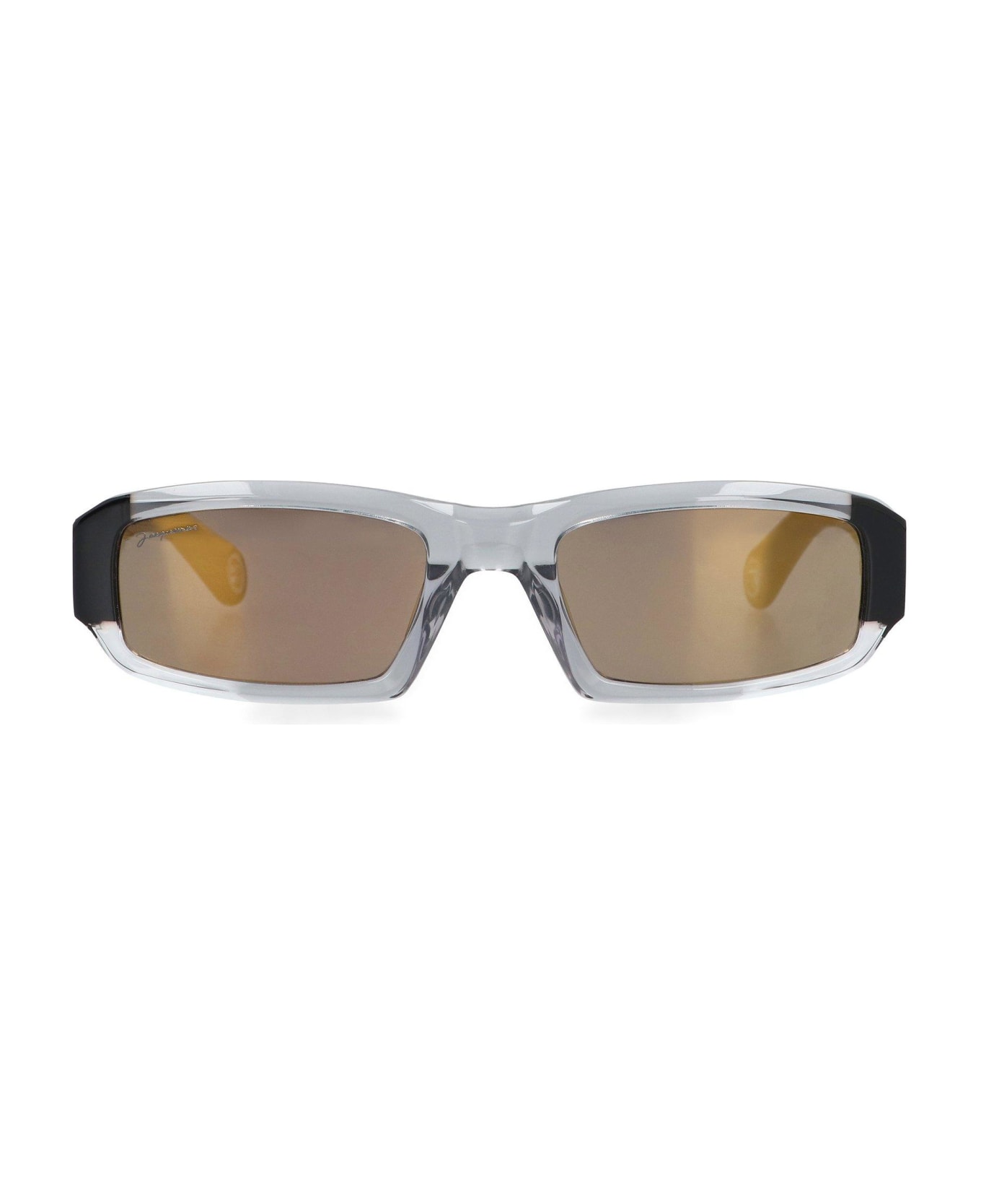 Jacquemus Alt Rectangle-frame Sunglasses - Nero