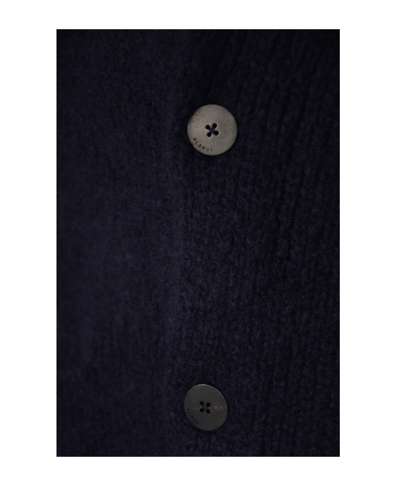 Alanui A Finest Button-up Cardigan - Midnight Blue