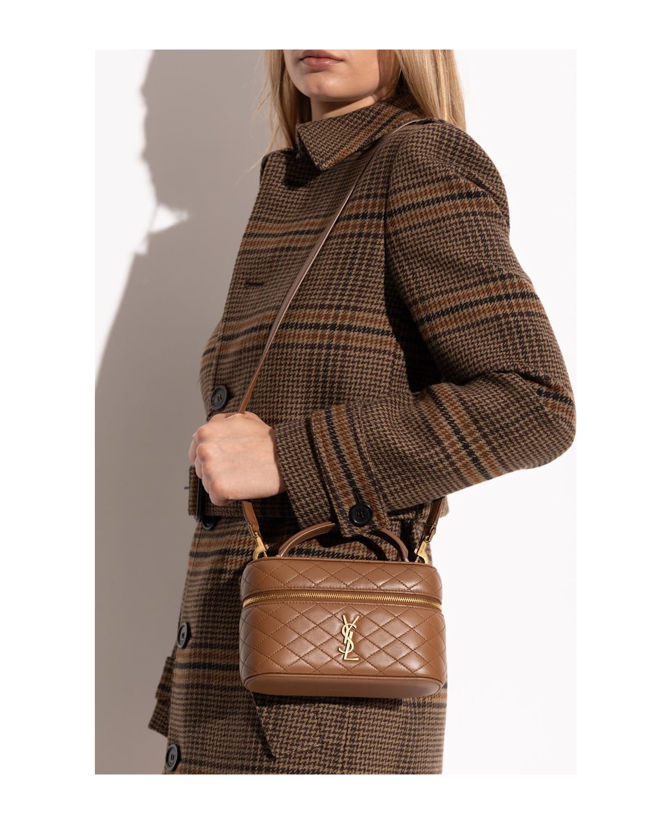 Saint Laurent Shoulder Bag 'gaby' - BROWN