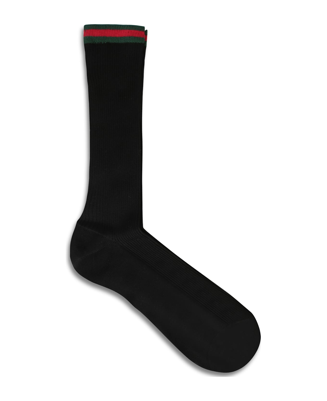 Gucci Web Detailed Socks - BLACK