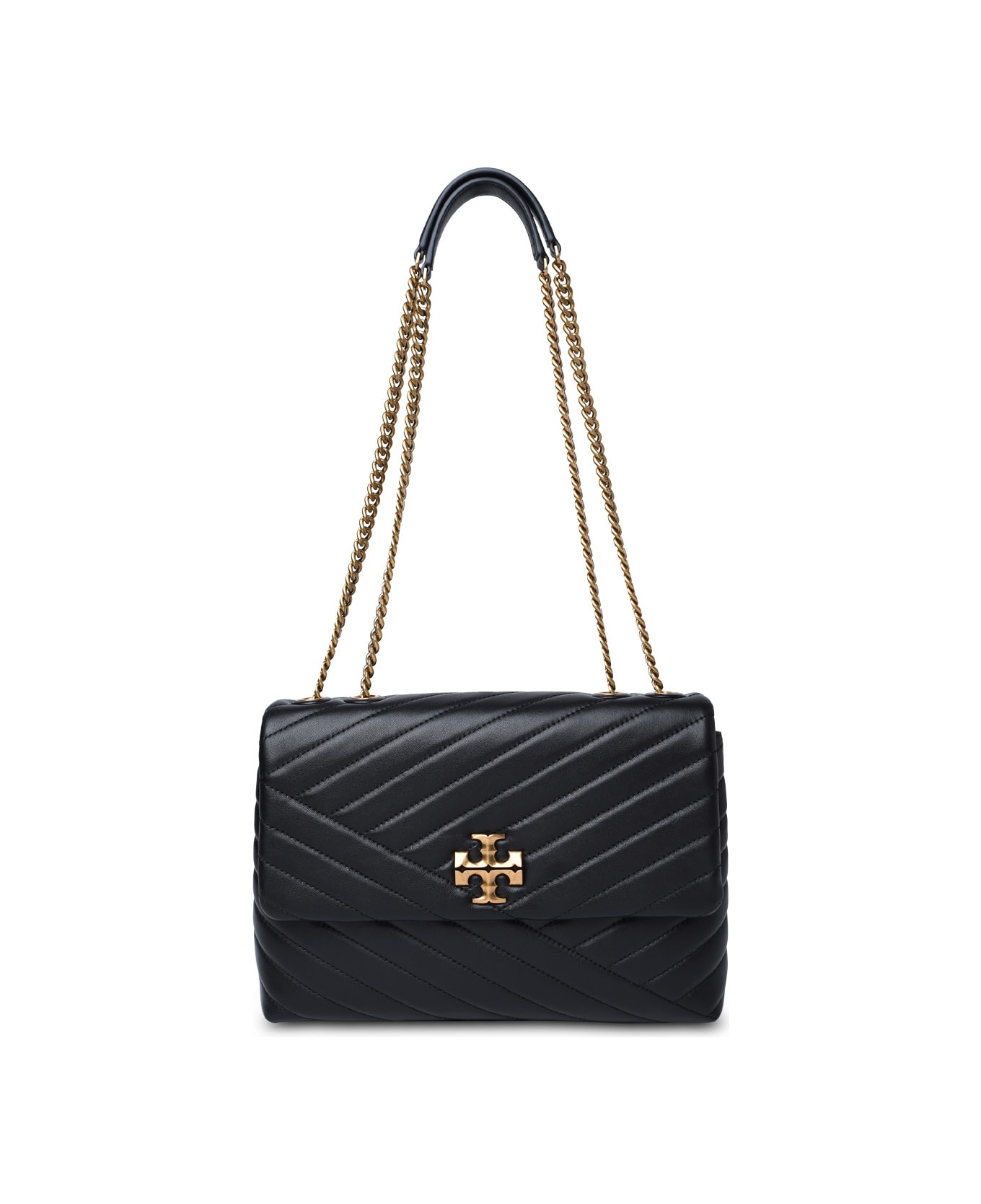 Tory Burch Kira Black Leather Shoulder Bag | italist, ALWAYS