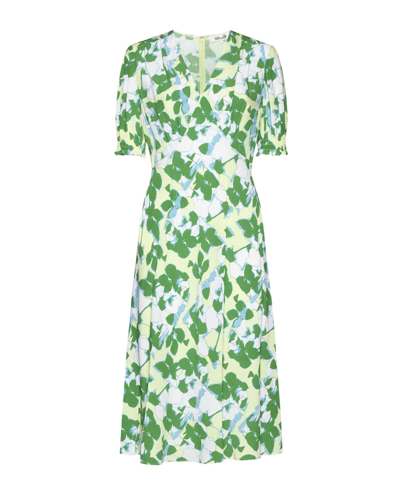 Diane Von Furstenberg Dress - Earth floral multi med ch