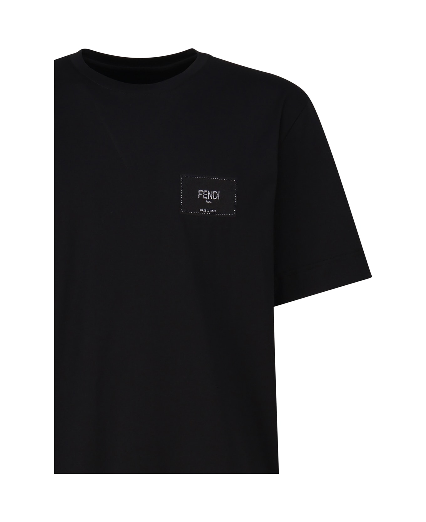 Fendi Jersey T-shirt - Black