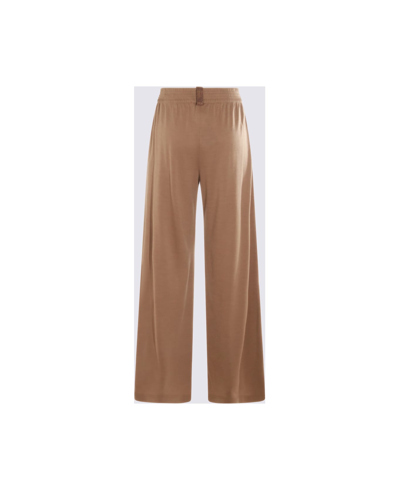 Fabiana Filippi Brown Viscose Pants - Corteccia