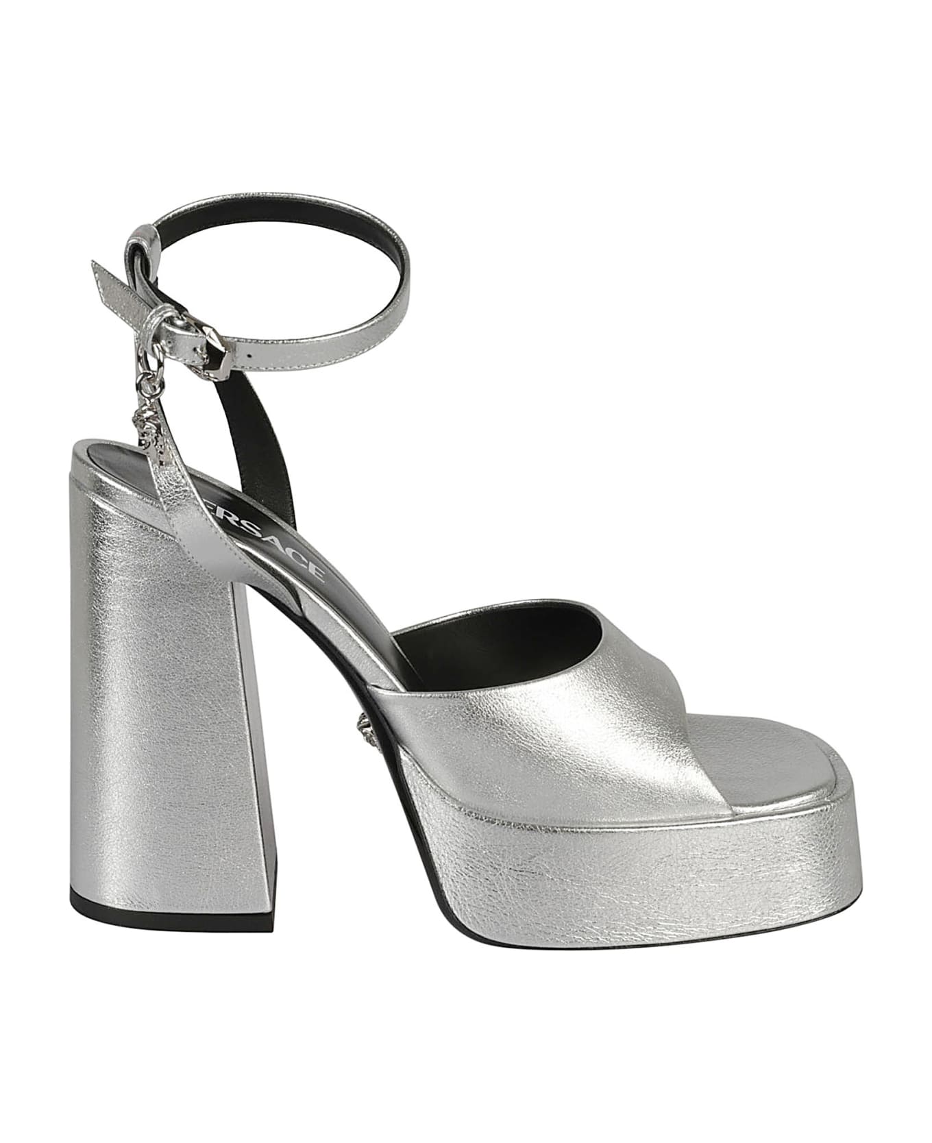 Versace Block Heel Sandals | italist