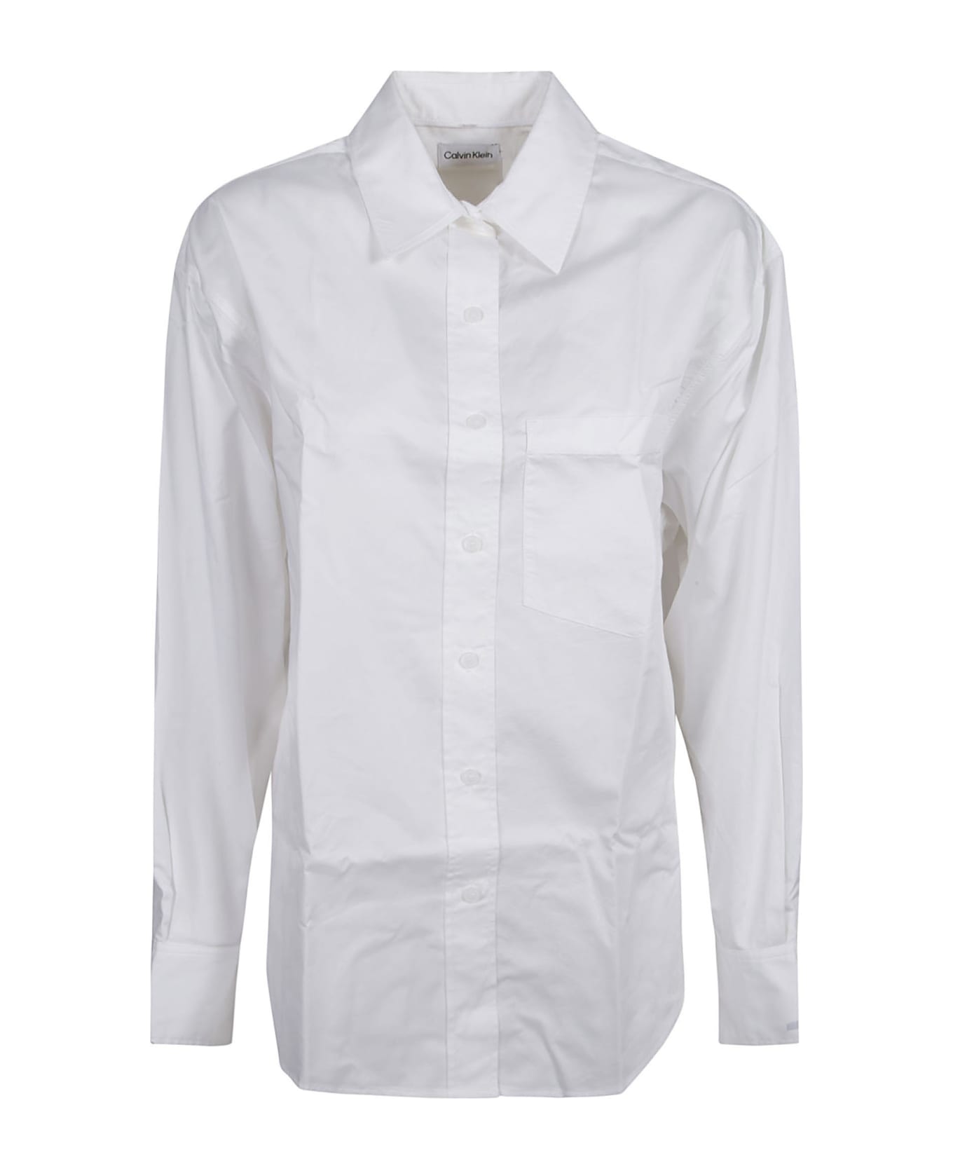 Calvin Klein Long-sleeved Shirt Shirt - WHITE