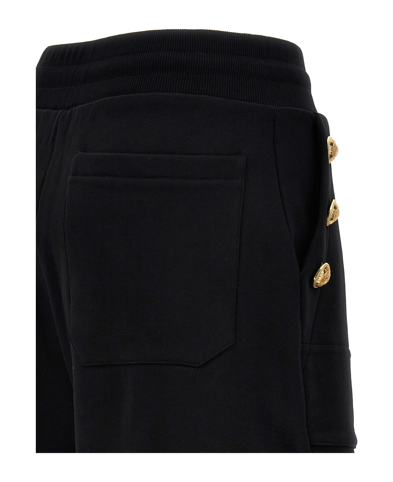 Balmain Six-button Shorts - Black