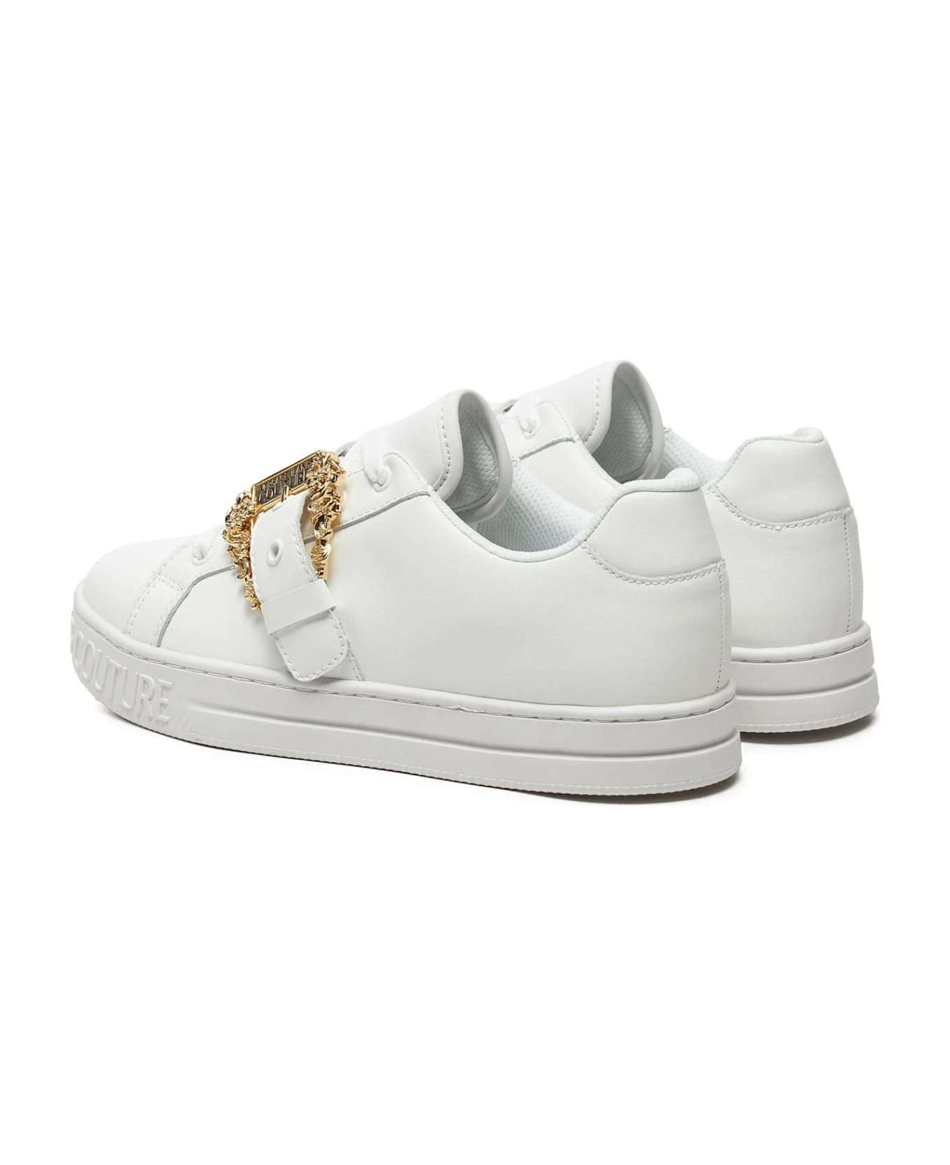 Versace Jeans Couture White Sneakers - White