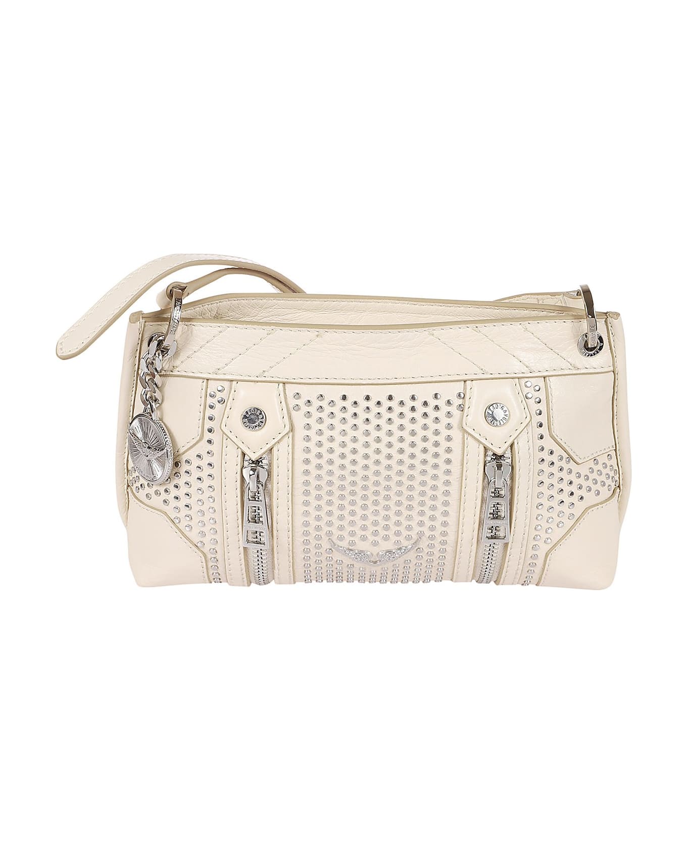 Zadig & Voltaire Sunny Mood Studded Crossbody Bag - Flash