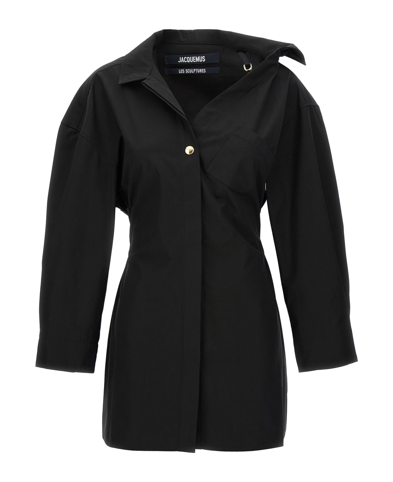 Jacquemus 'la Robe Chemise' Dress - Black  