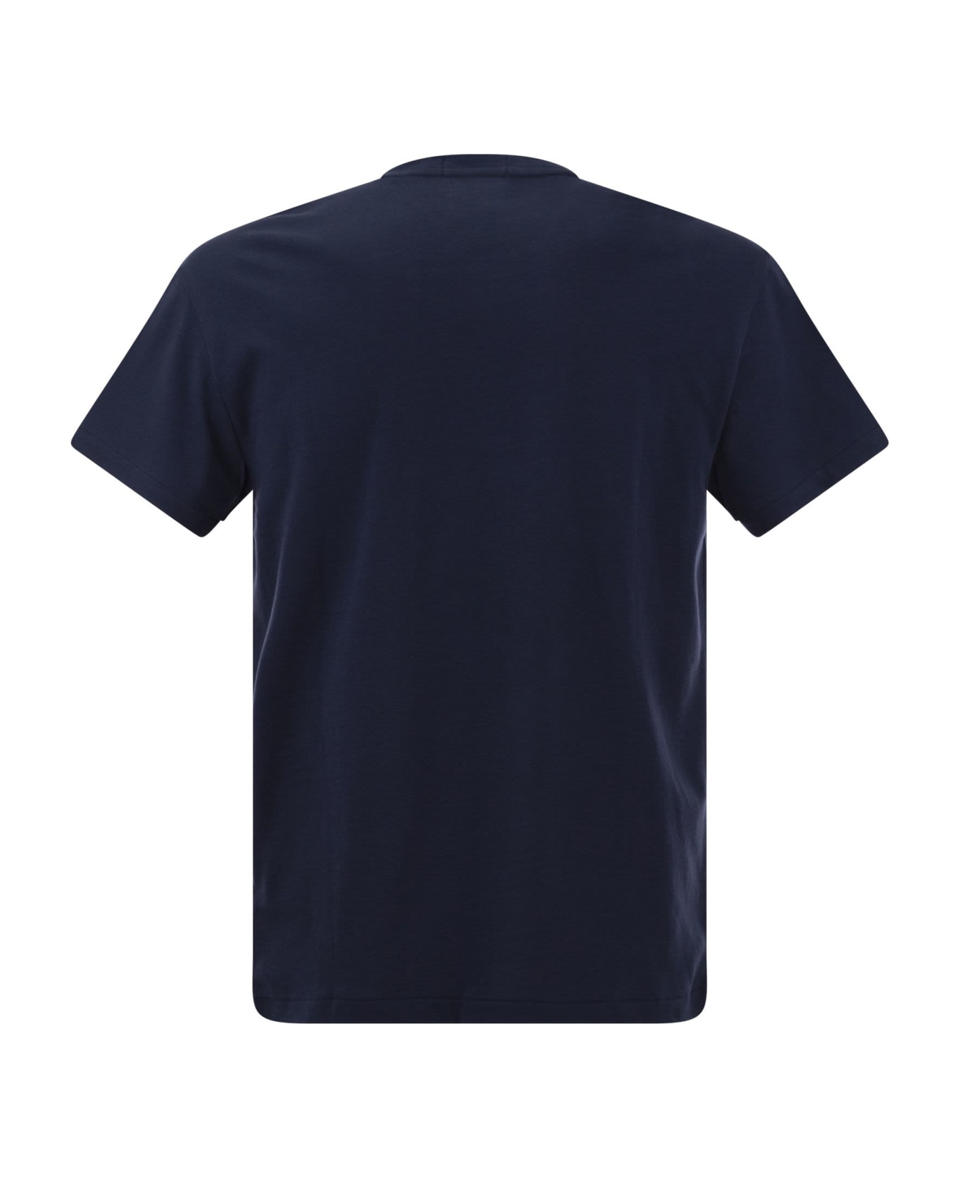 Polo Ralph Lauren Blue Cotton T-shirt - BLUE