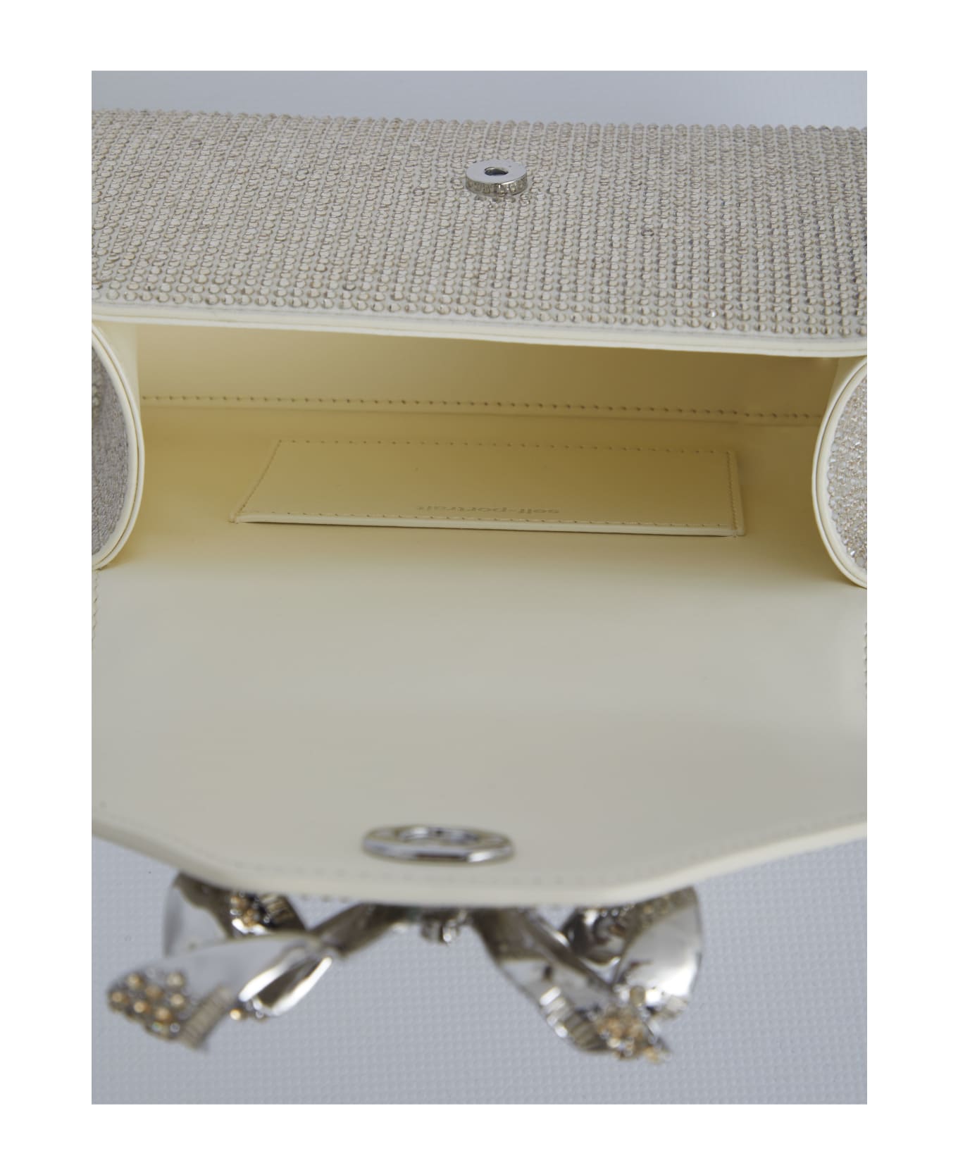 self-portrait Bow Envelope Mini Bag - GOLD