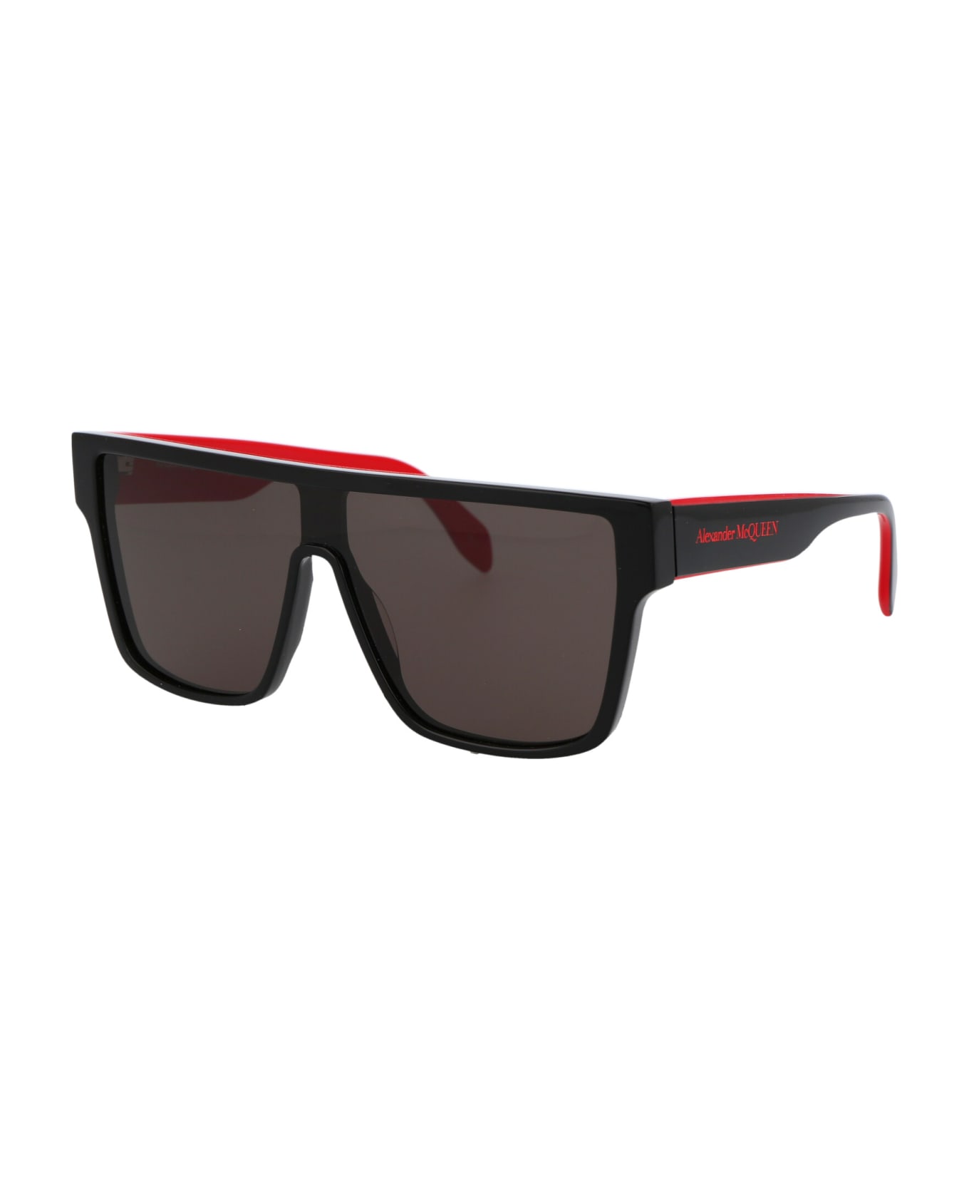 Alexander McQueen Eyewear Am0354s Sunglasses - 003 BLACK BLACK GREY サングラス