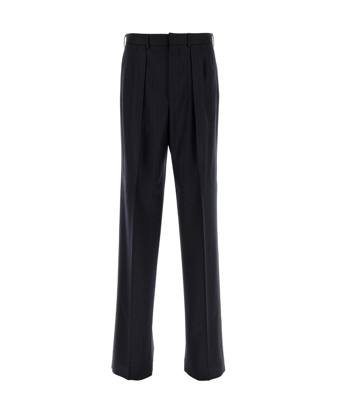Tom Ford Embroidered Wool Pant - MULTI
