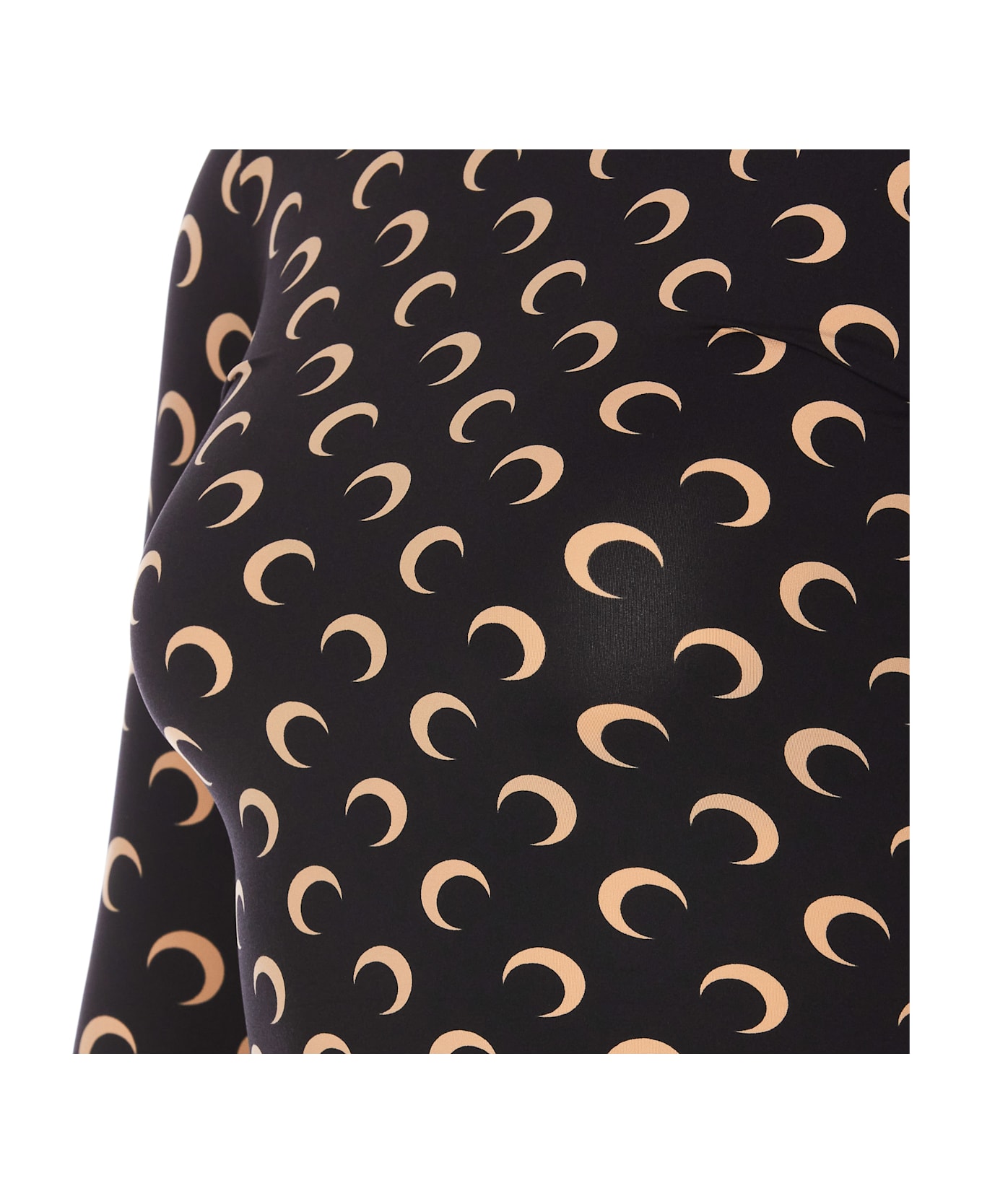 Marine Serre Moon Printed Top - Black