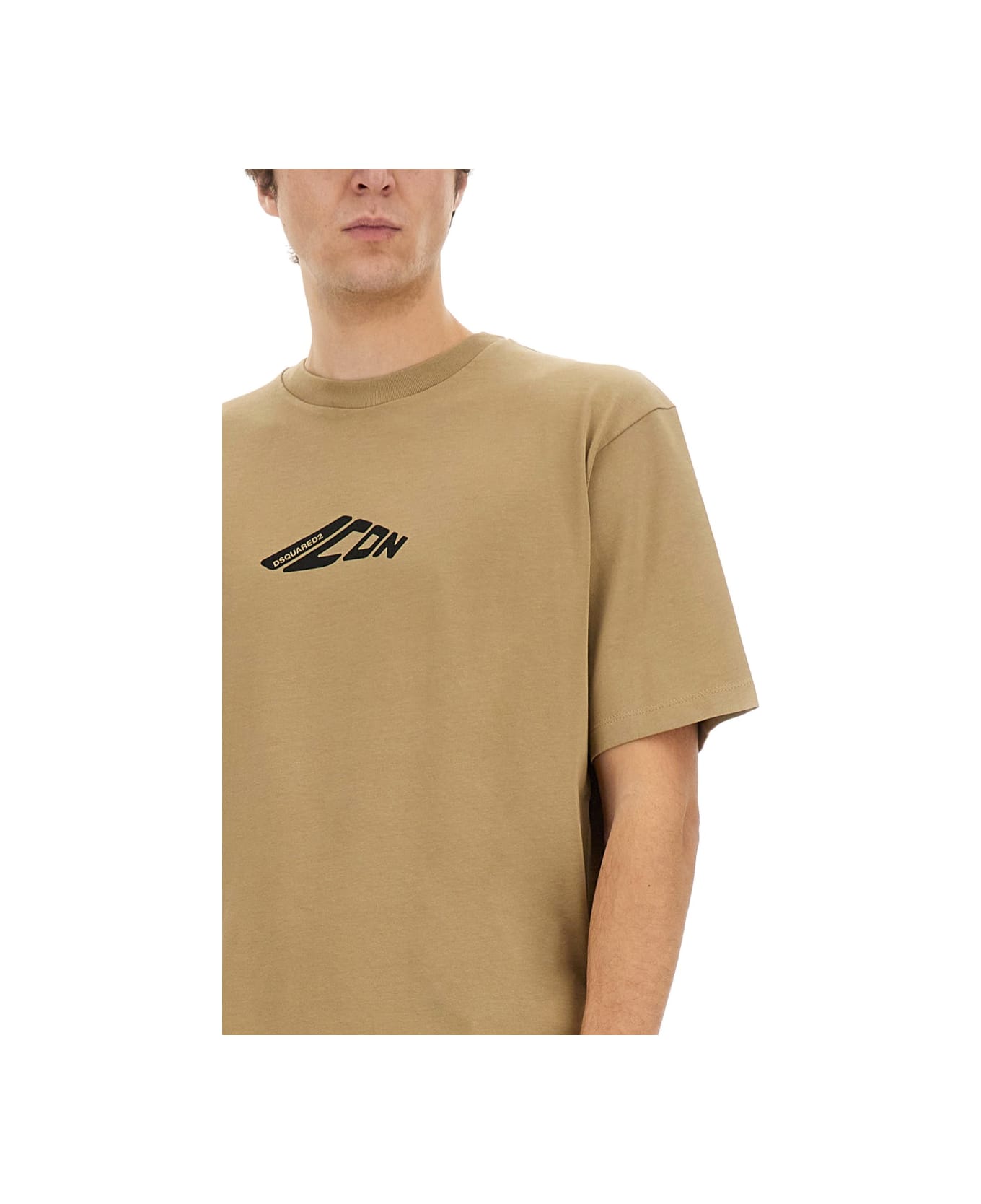 Dsquared2 
icon New Generation Loose Fit
 T-shirt - BEIGE