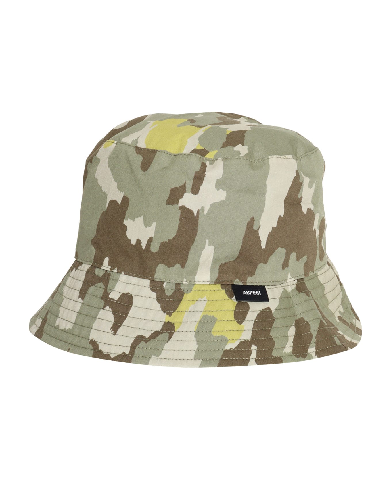 Aspesi Camouflage Bucket Hat - GREEN アクセサリー＆ギフト