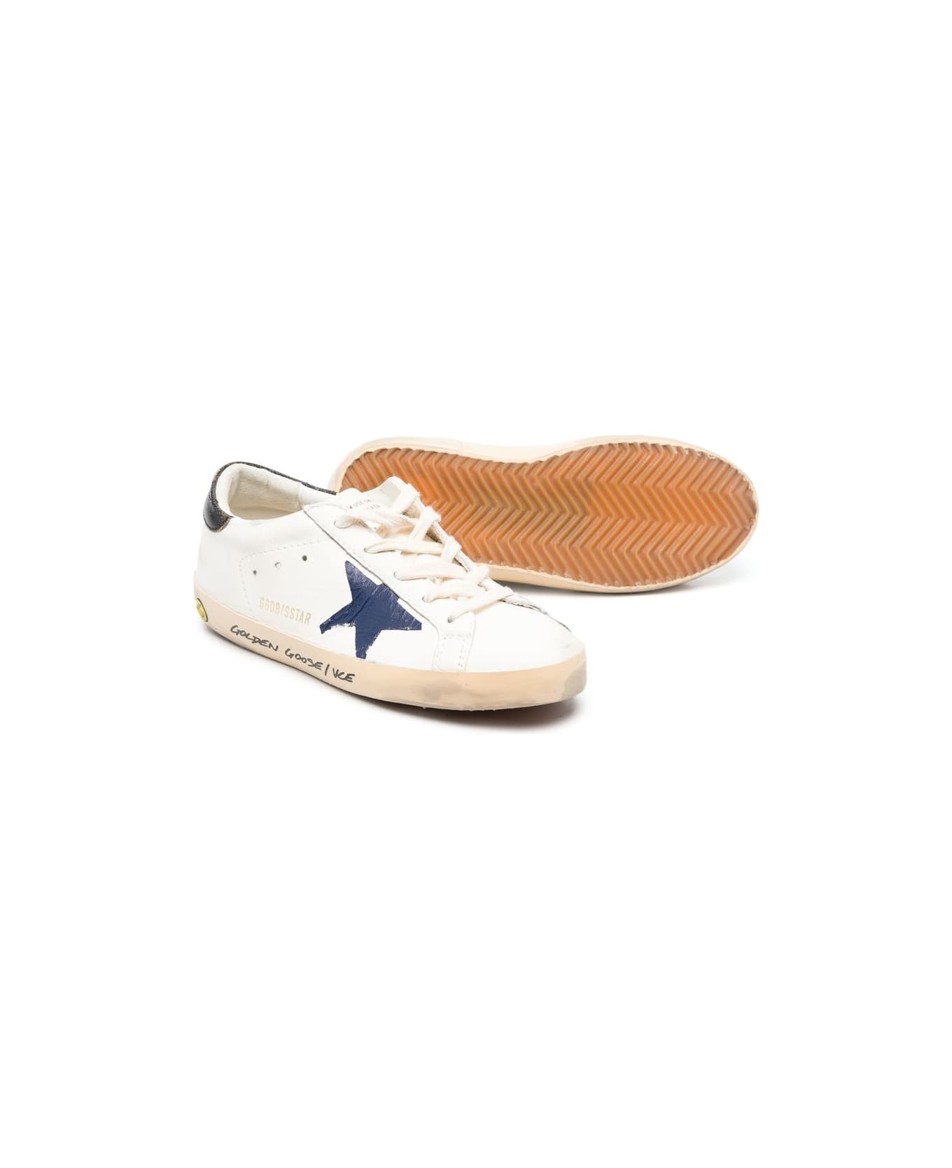 Golden Goose Kids Superstar Sneakers - White