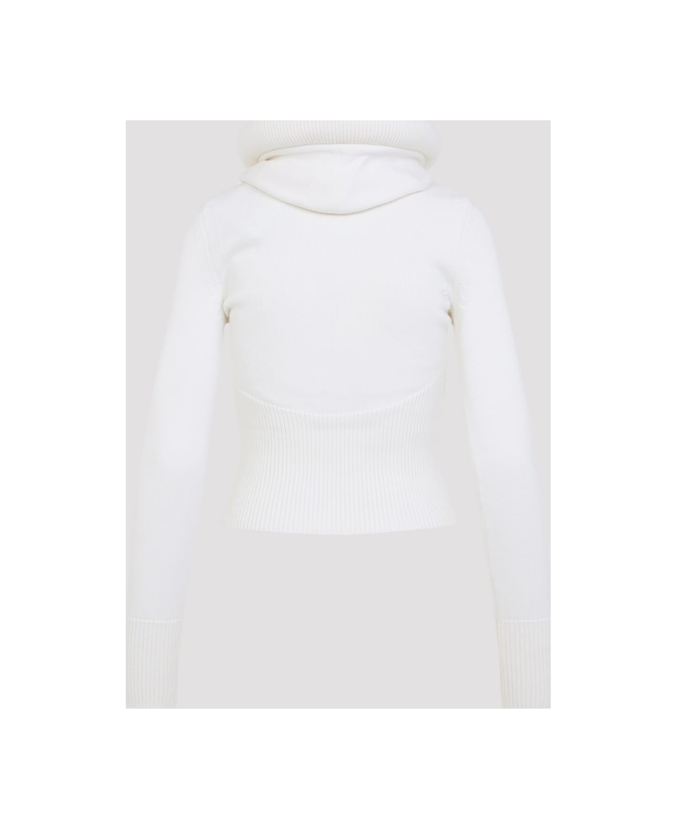 Alaia Alaïa Hooded Pullover - Blanc