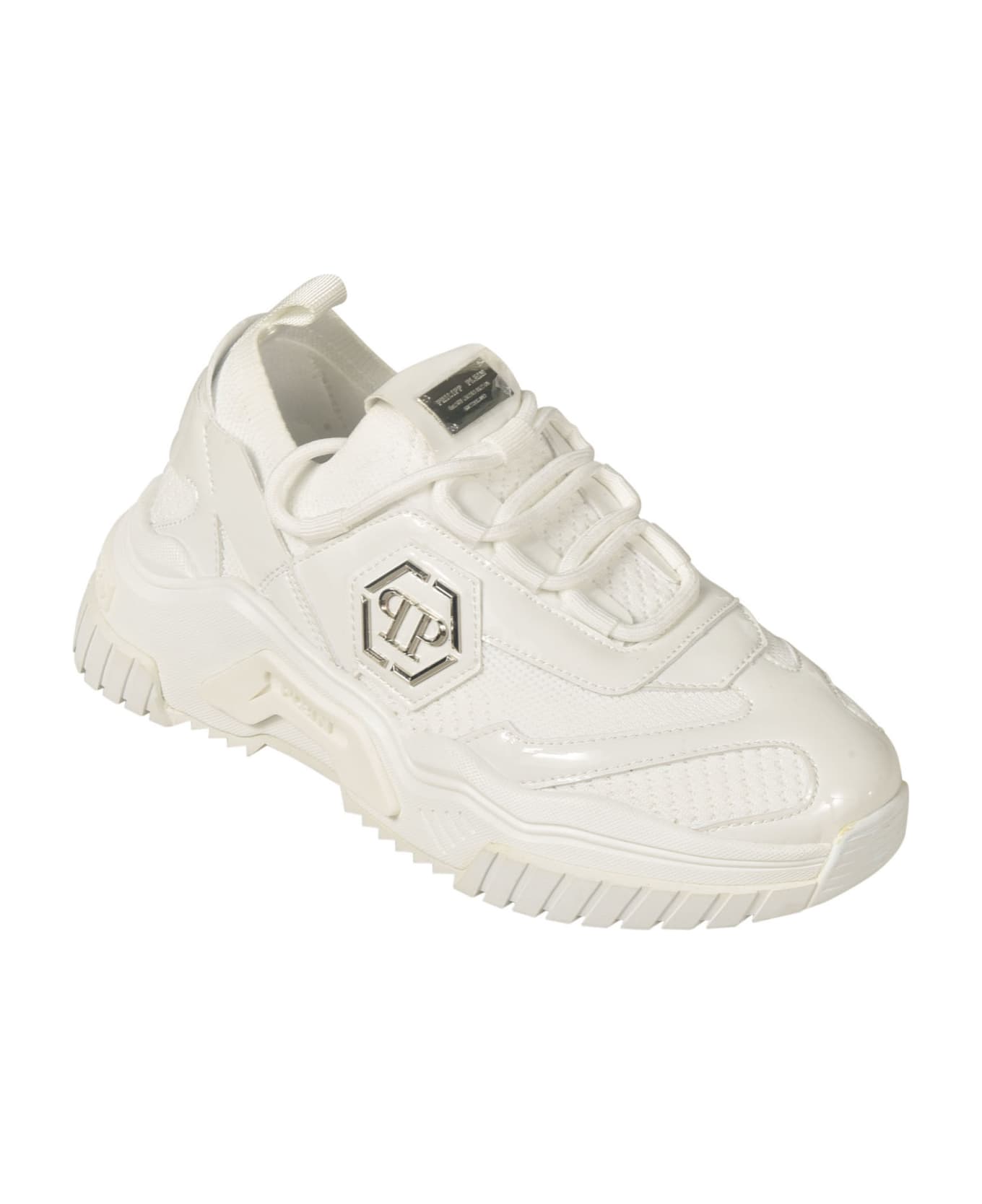 Philipp Plein Hi-top Platform Sneakers - White