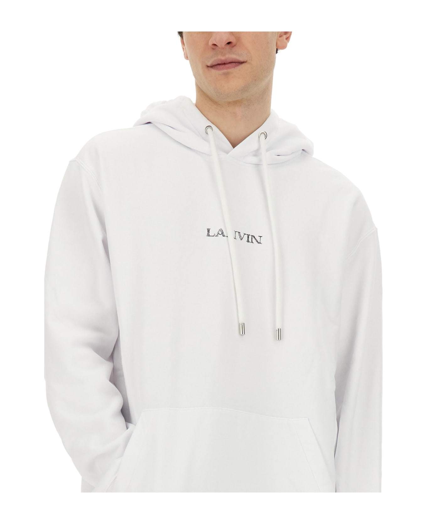 Lanvin Sweatshirt With Logo - BIANCO