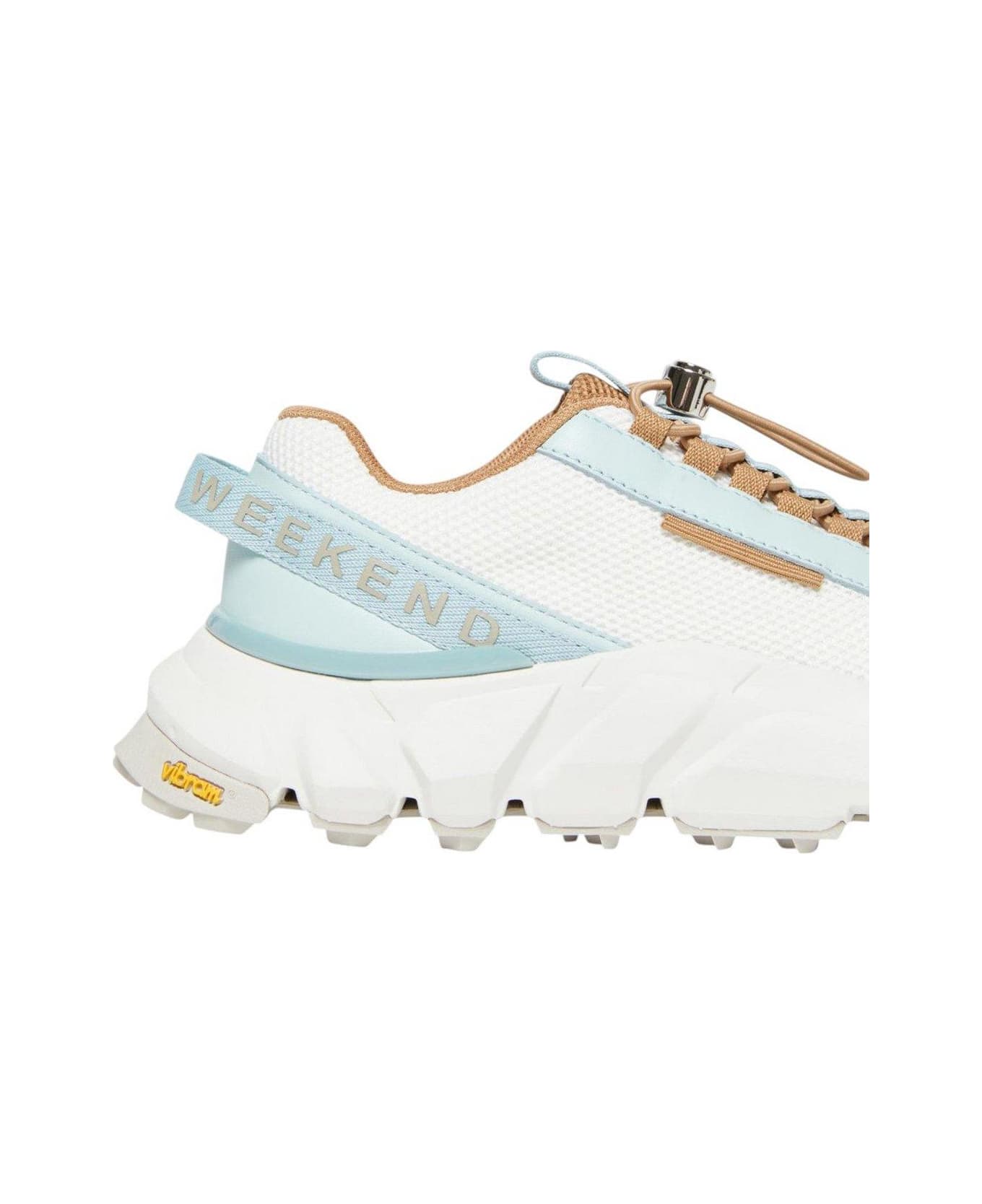 Weekend Max Mara Albatro Lace-up Sneakers - White