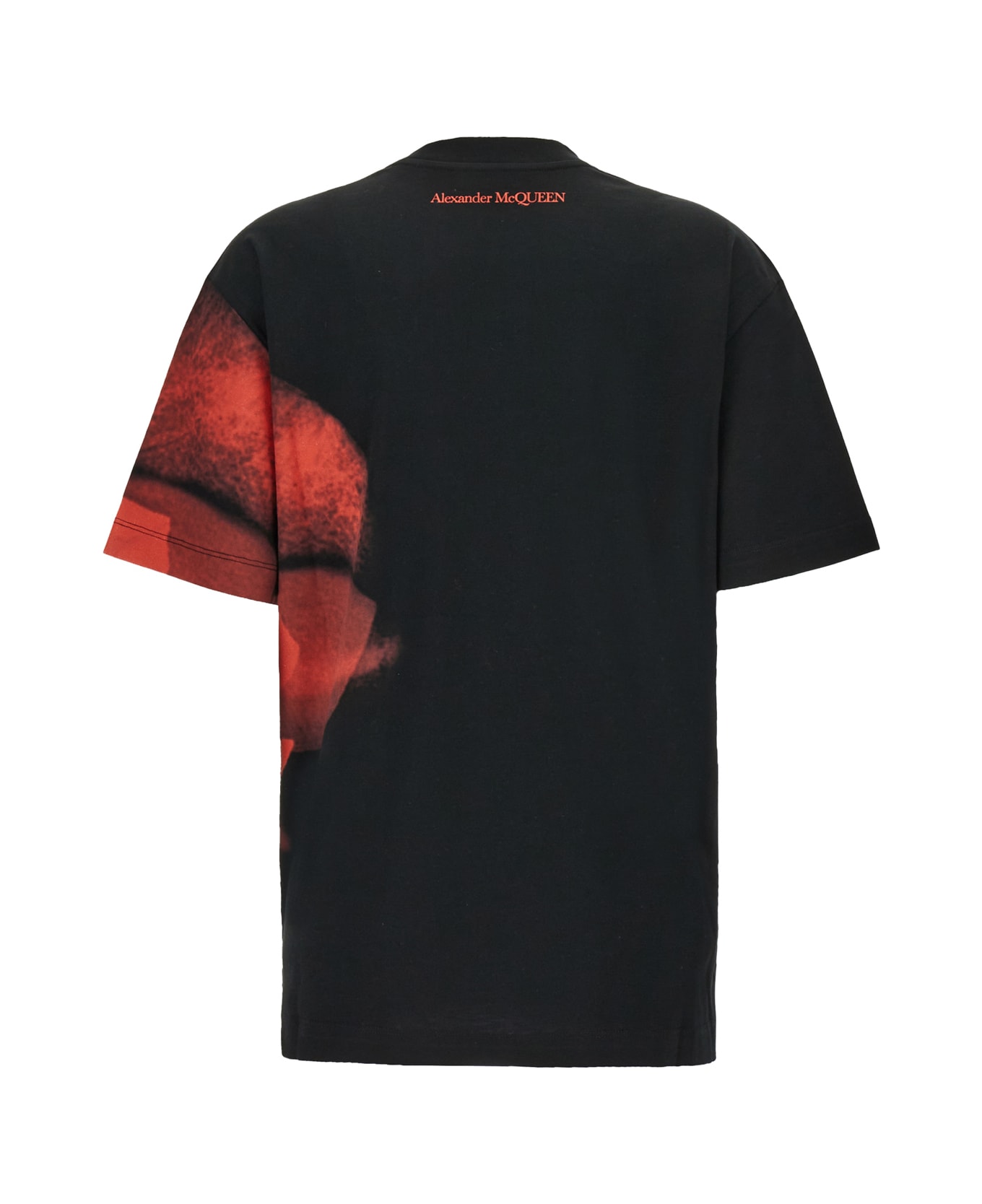 Alexander McQueen Black Cotton T-shirt - BLACK