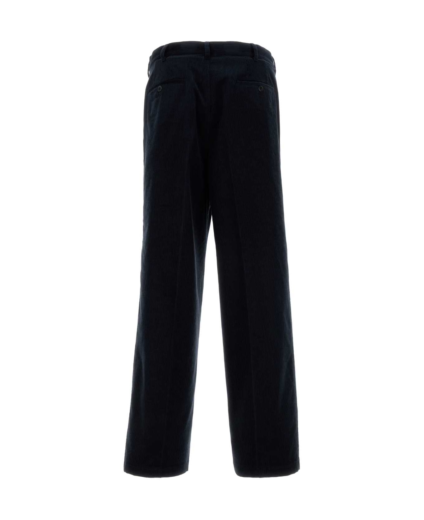 Prada Midnight Blue Corduroy Pant - BLU
