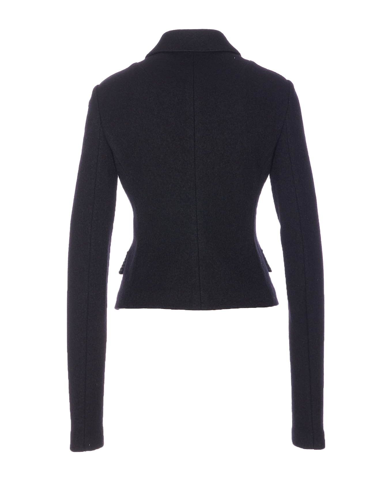 Dolce 
Gabbana Wool Single Breasted Jacket - Black