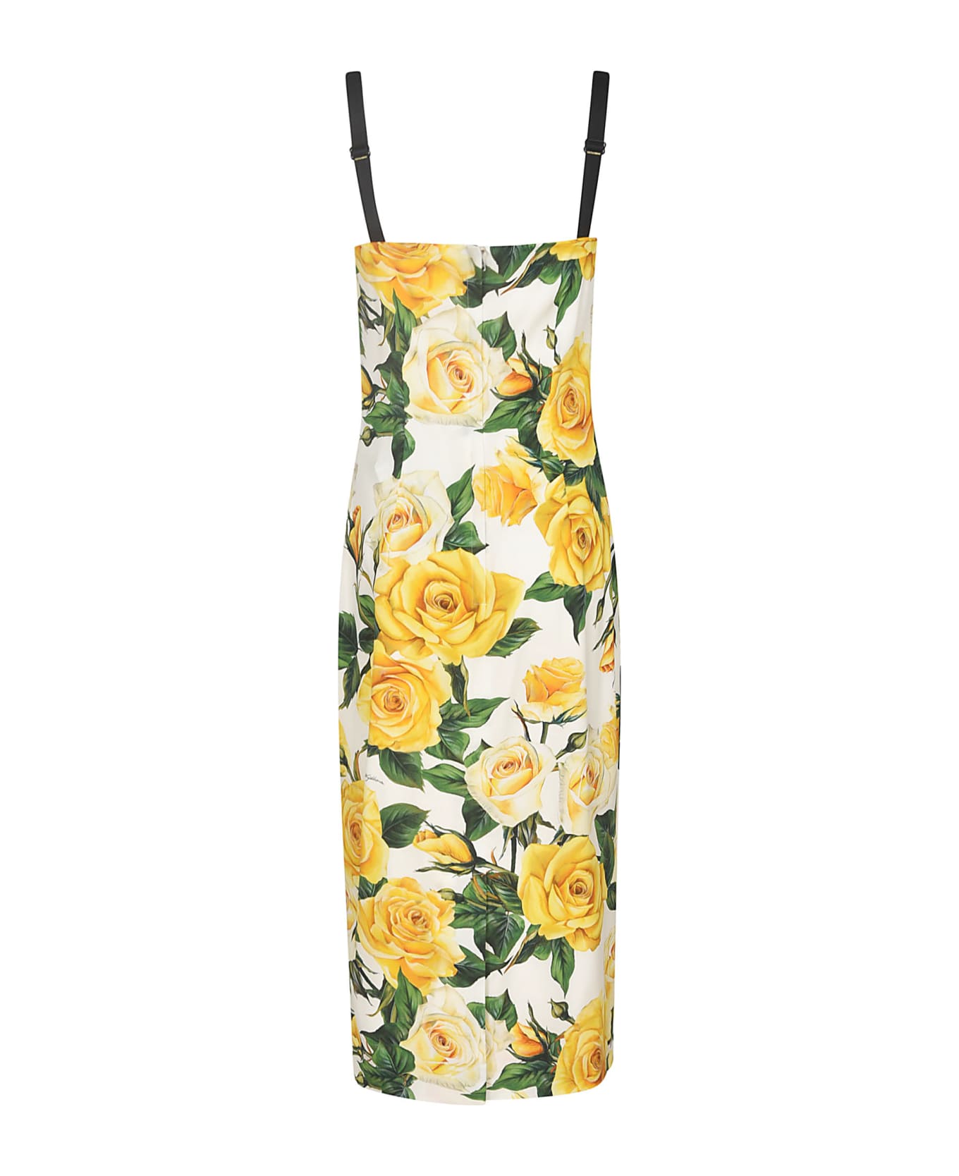 Dolce & Gabbana Floral Sleeveless Straight Dress - Multicolor