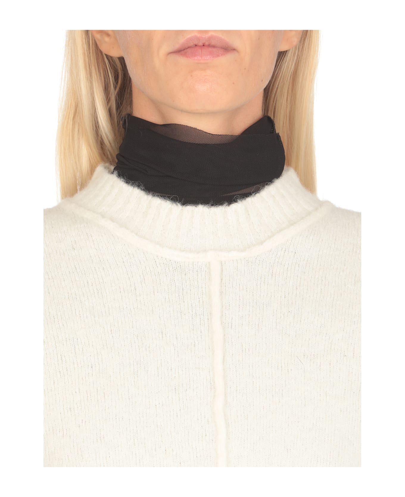 Andrea Ya'aqov Alpaca And Wool Sweater - Ivory