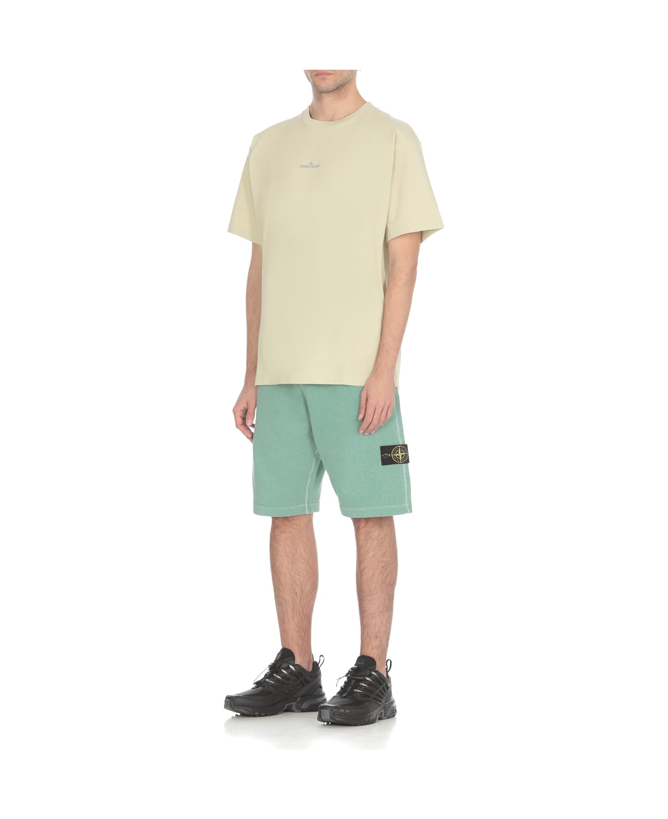 Stone Island Cotton T-shirt - Green