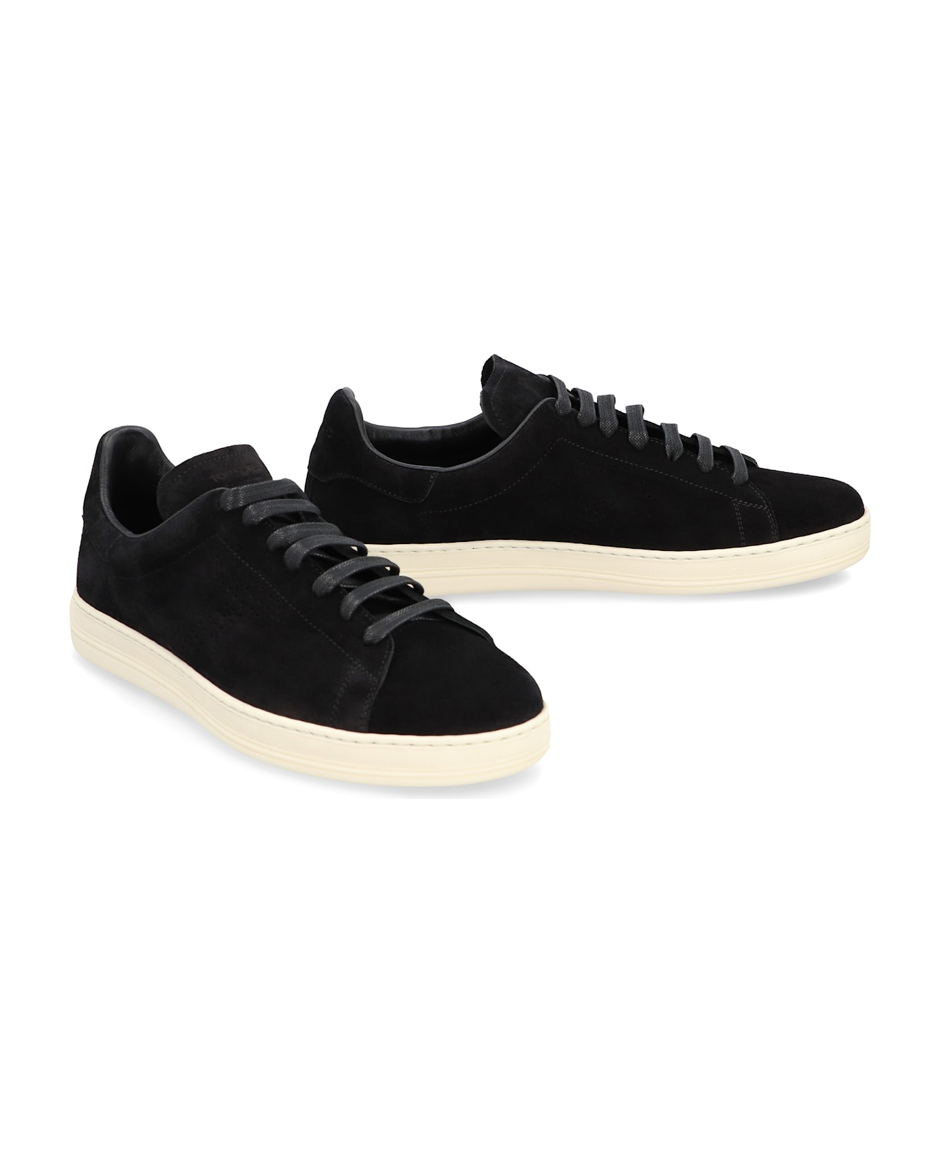 Tom Ford Warwick Suede Sneakers - black