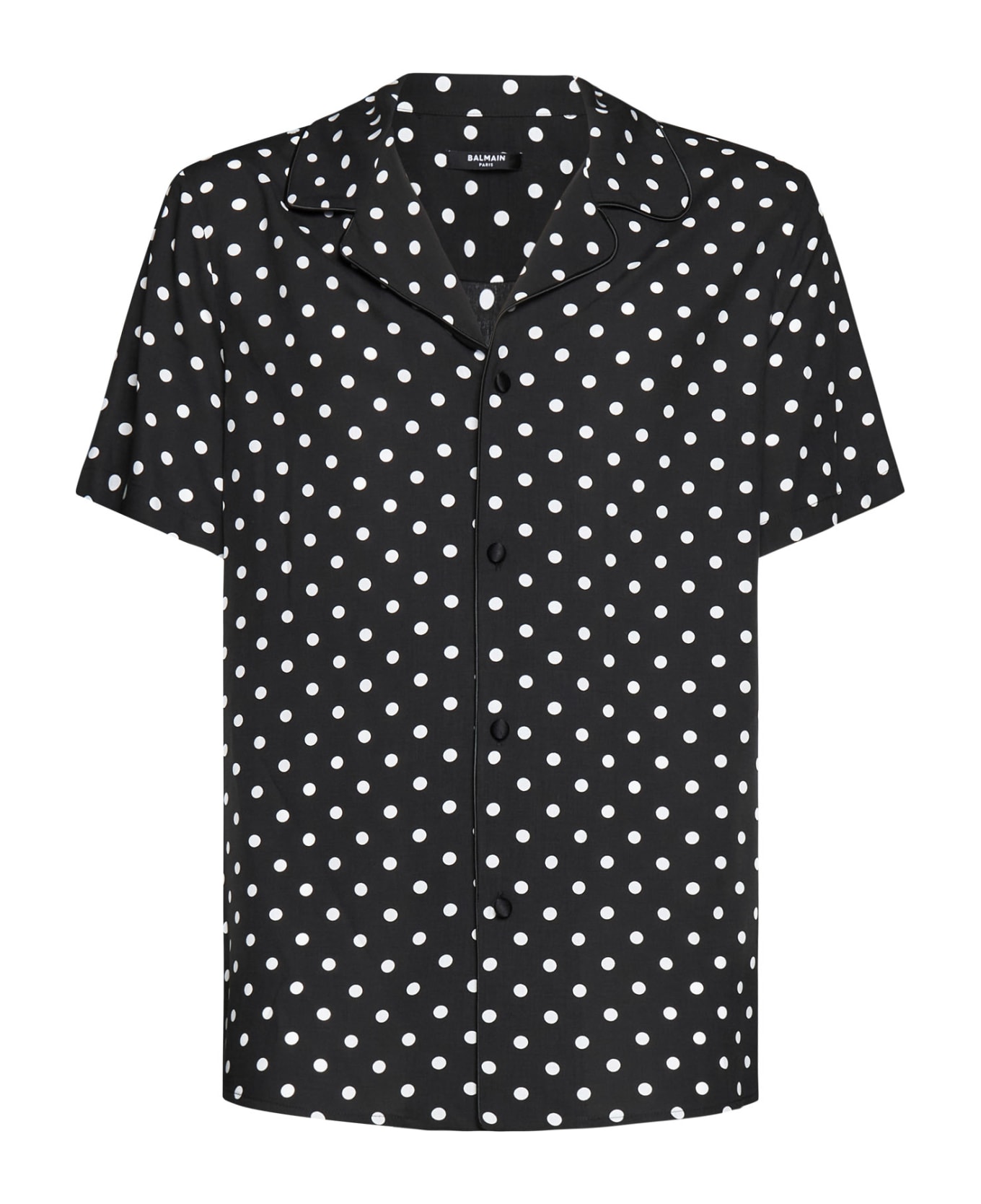 Balmain Polka Dot Shirt - Black