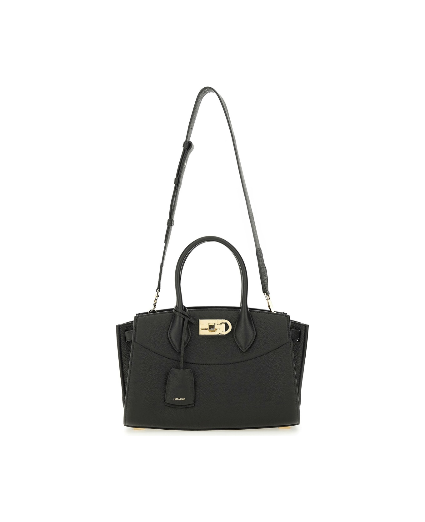 Ferragamo "soft" Bag - BLACK