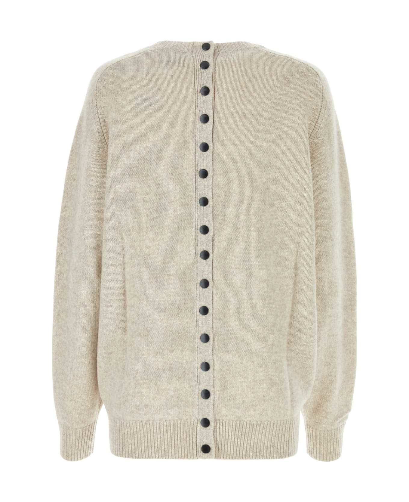 Isabel Marant Sand Wool Blend Oversize Lison Sweater - SAND