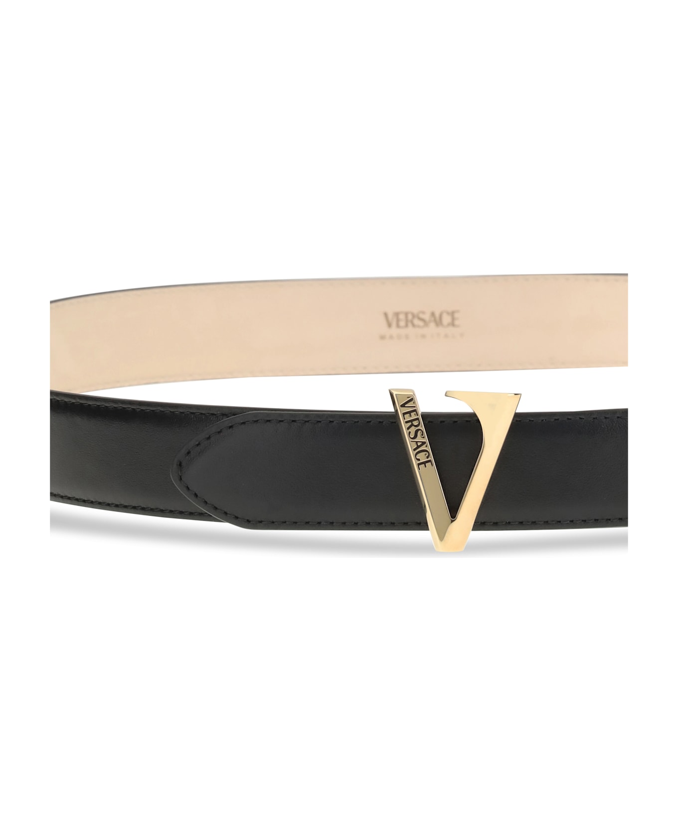 Versace Calfskin V Belt