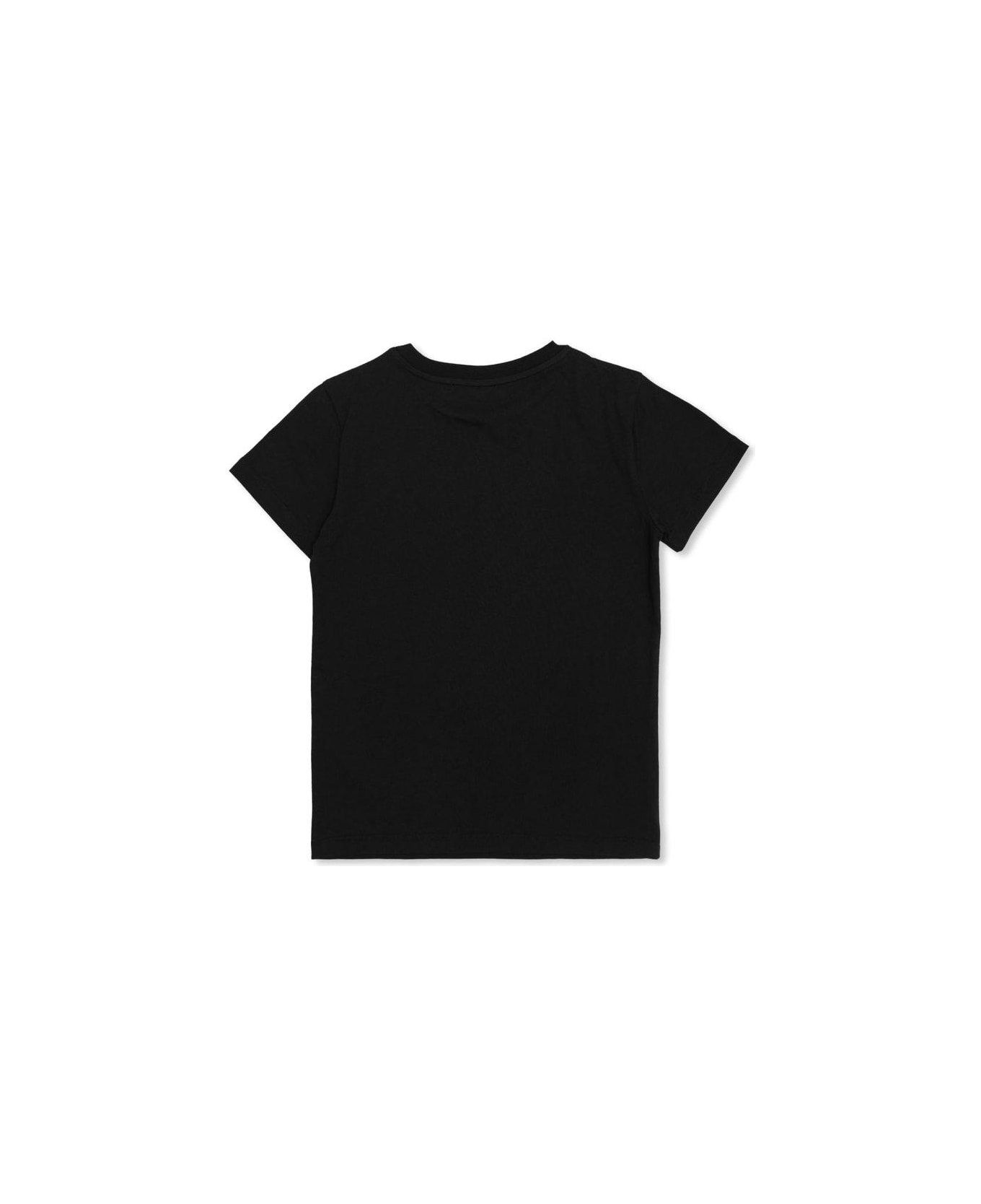 Balmain Logo-embellished Crewneck T-shirt - Black