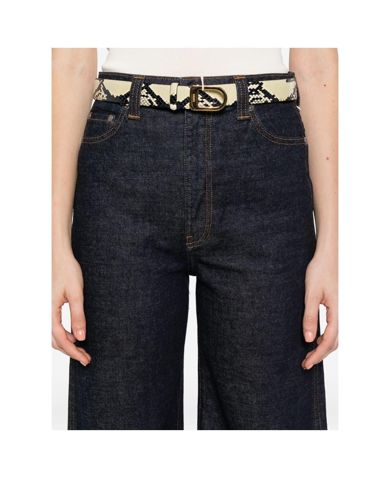 Khaite Dane Denim Cotton Jeans - Blue