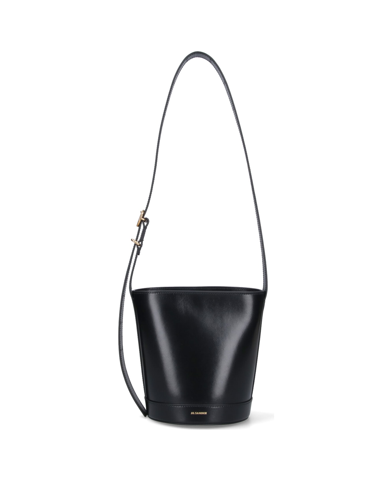 Jil Sander "cannolo" Bucket Bag - Black  
