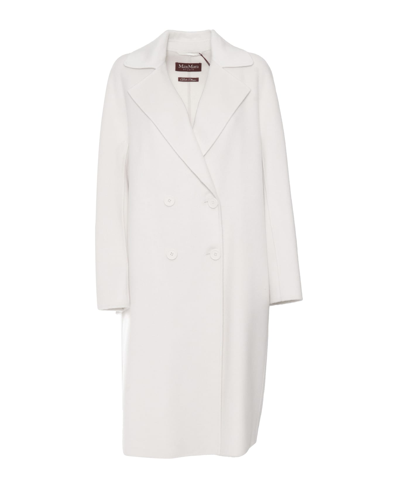 Max Mara Studio Licenza Coat - WHITE