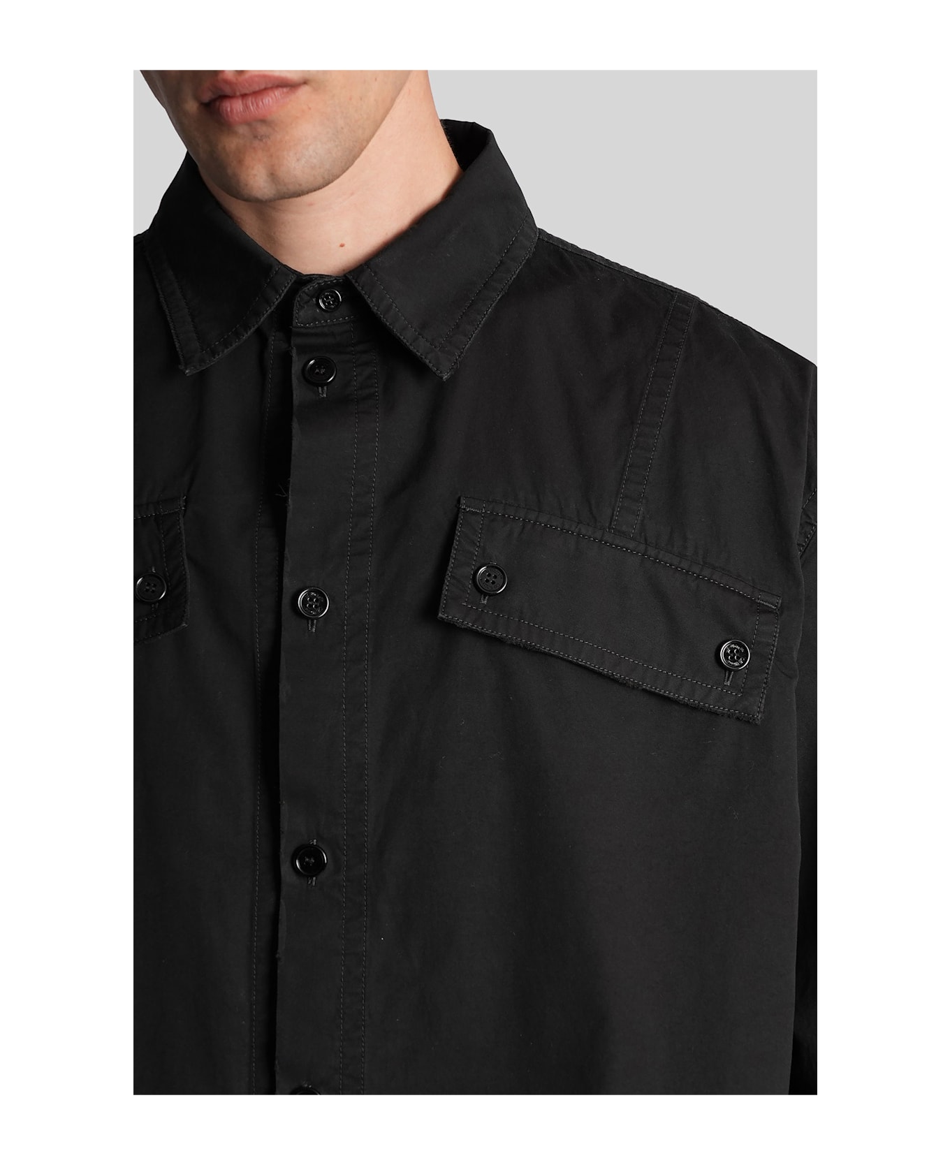 Off-White Shirt In Black Cotton - black