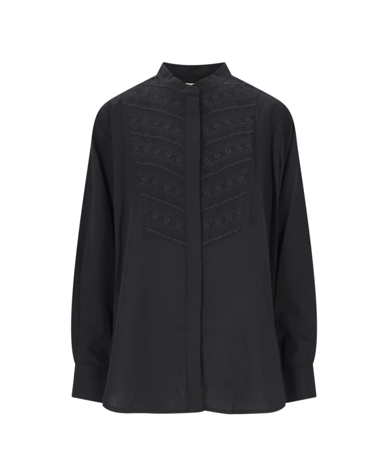Marant Étoile Britten Embroidered Shirt - Black