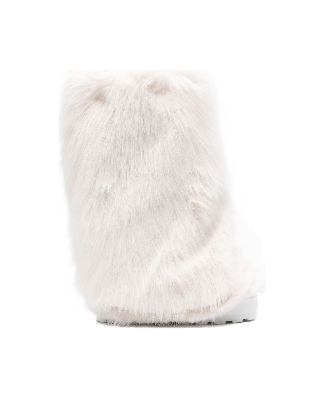 Casadei Double-face High Boots - White