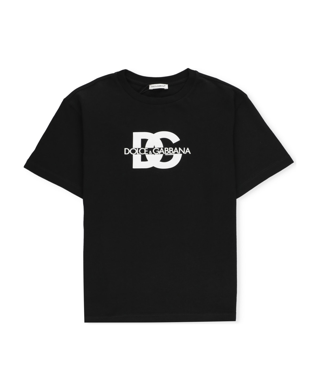 Dolce & Gabbana T-shirt With Logo - Nero Tシャツ＆ポロシャツ