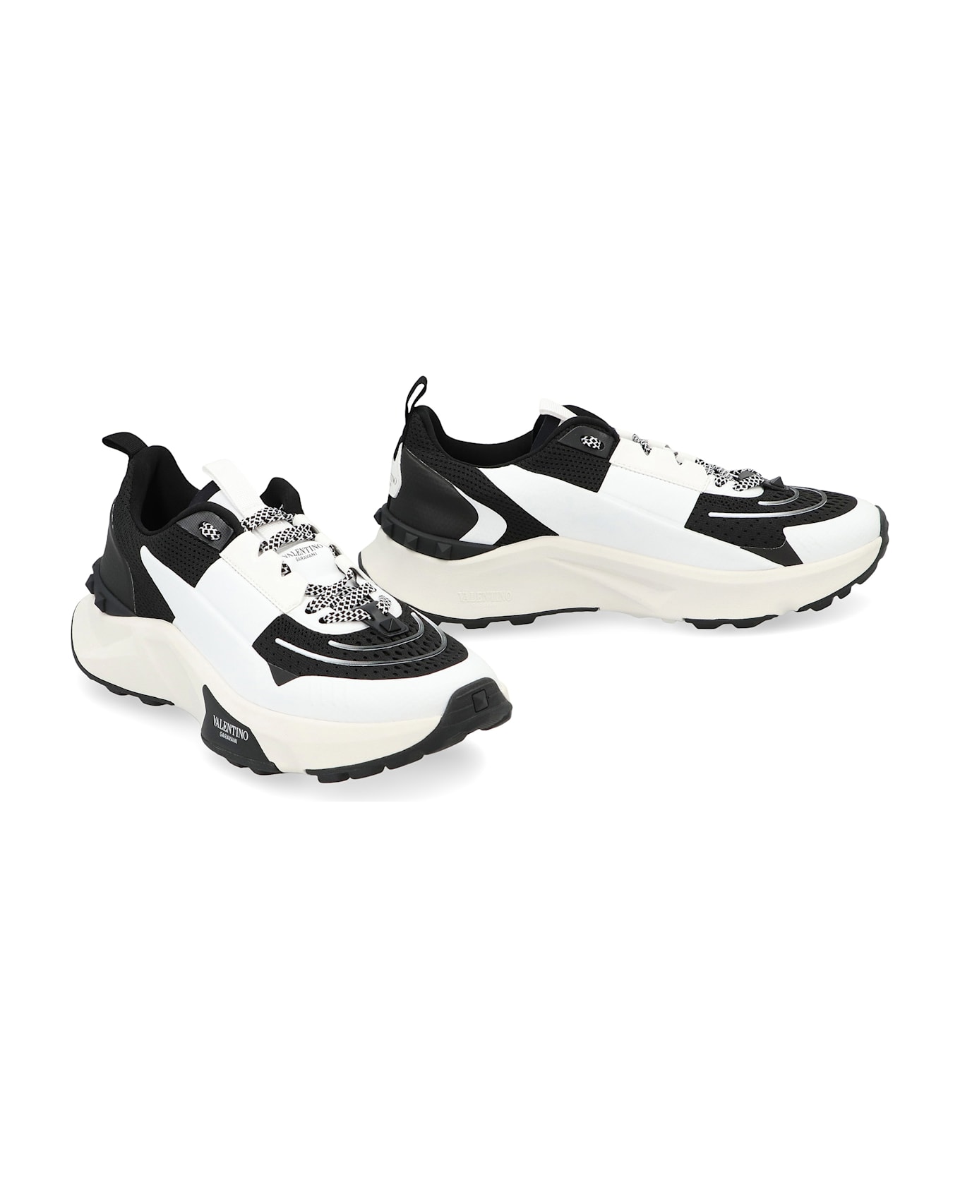 Valentino Garavani True Act Mesh Sneakers - black