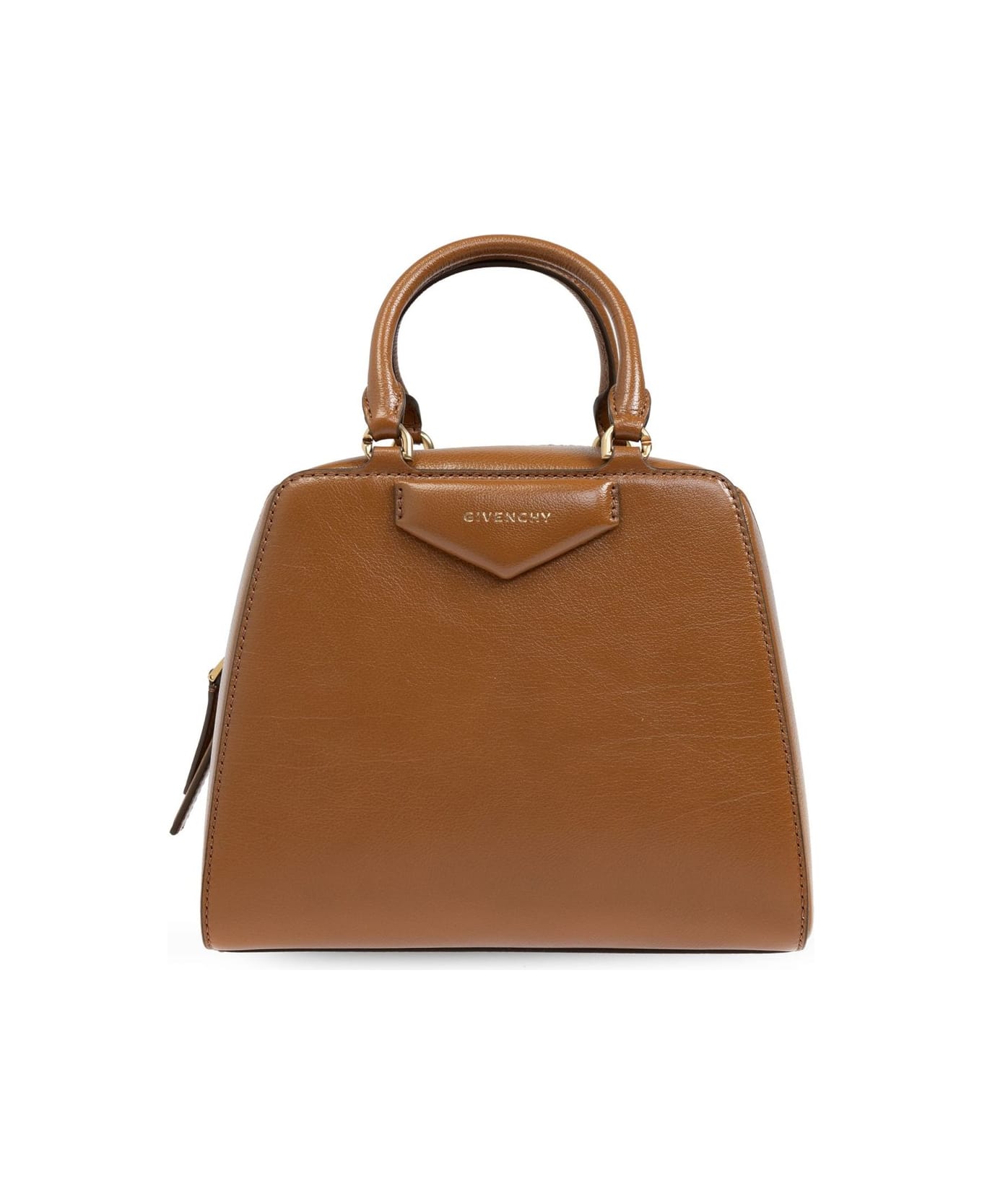 Givenchy Mini Antigona Cube Bag - Brown