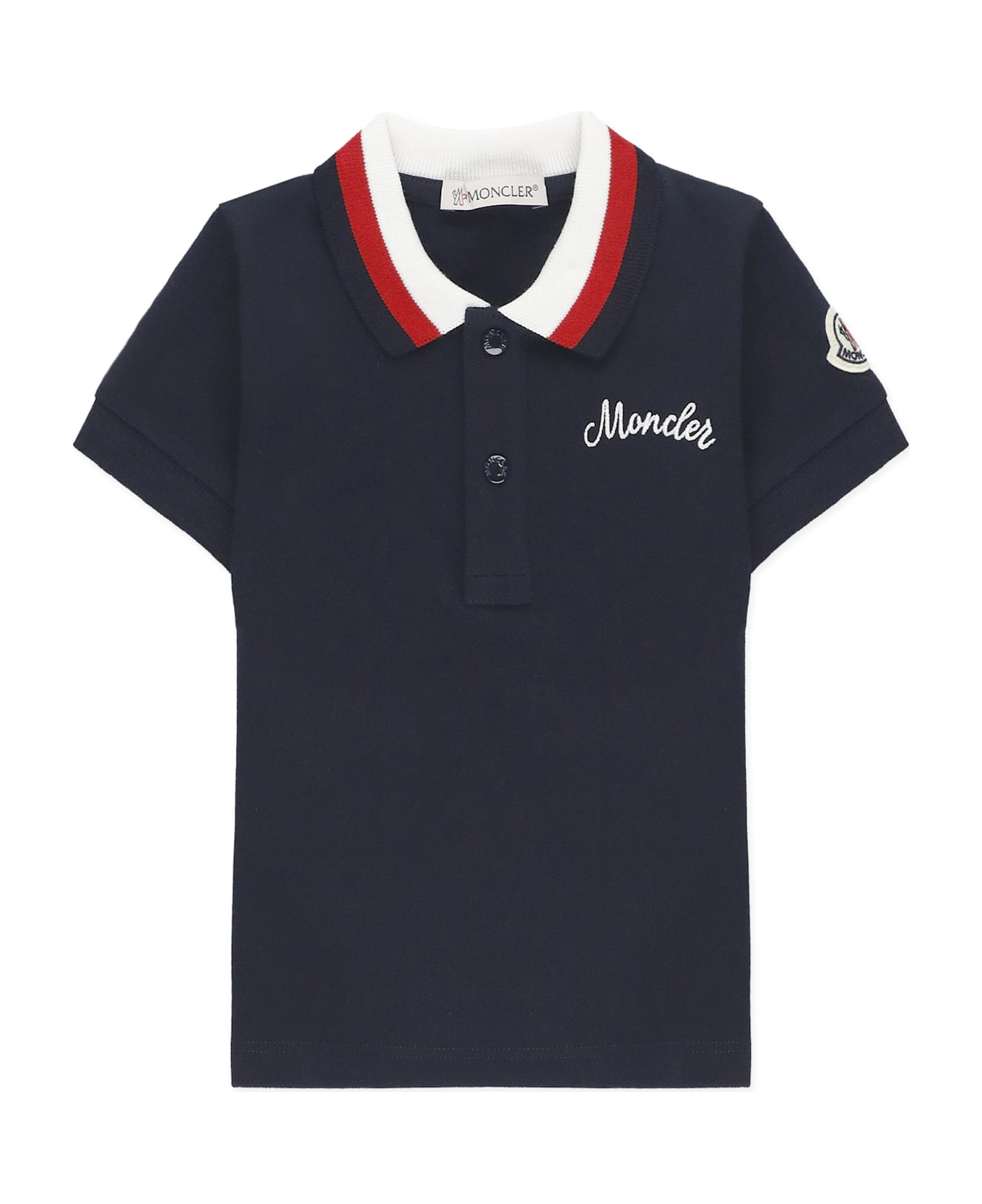 Moncler Logoed Shirt - Blue