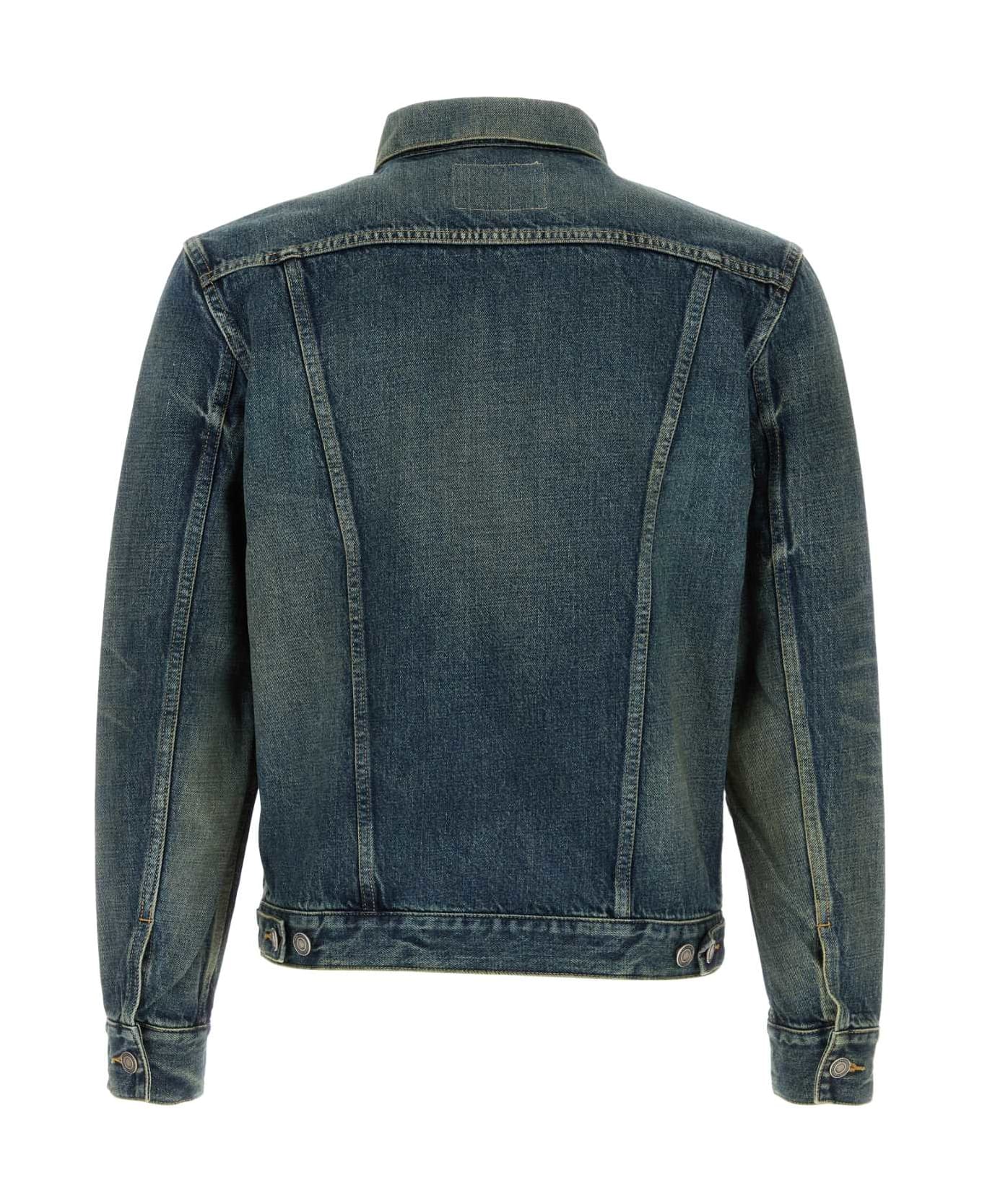 Saint Laurent Denim Jacket - BLUEAMAZON